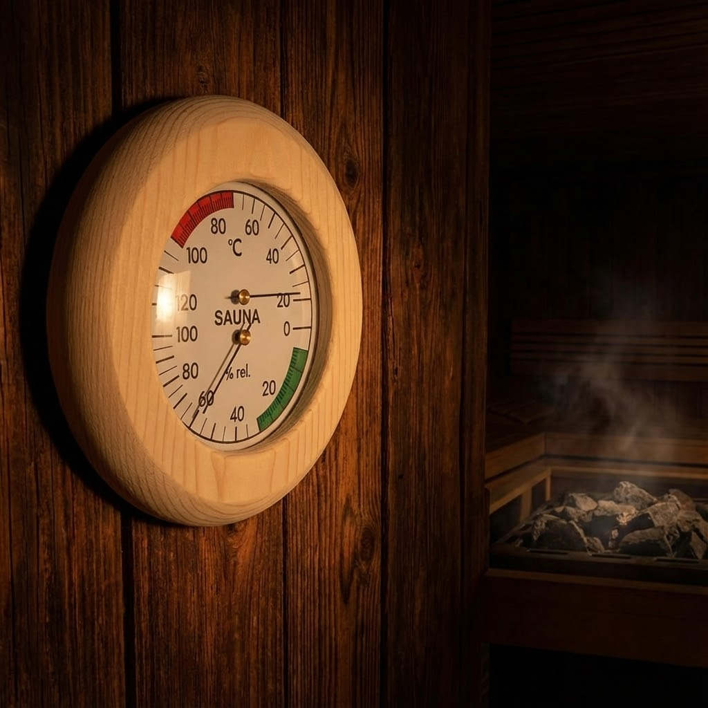 Termo-Hygrometer för Bastu